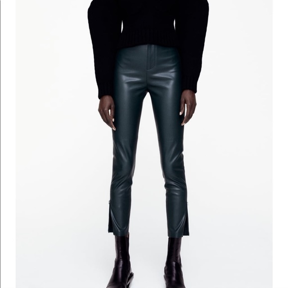 Faux leather leggings - Picture 1 of 6